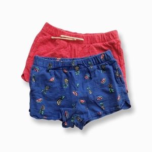 Set of Girls Spotted Zebra Shorts